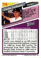 1993 Topps Gold Curtis Leskanic #774 Rookie
