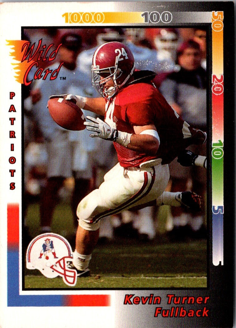 1992 Wild Card 50 Stripe Kevin Turner