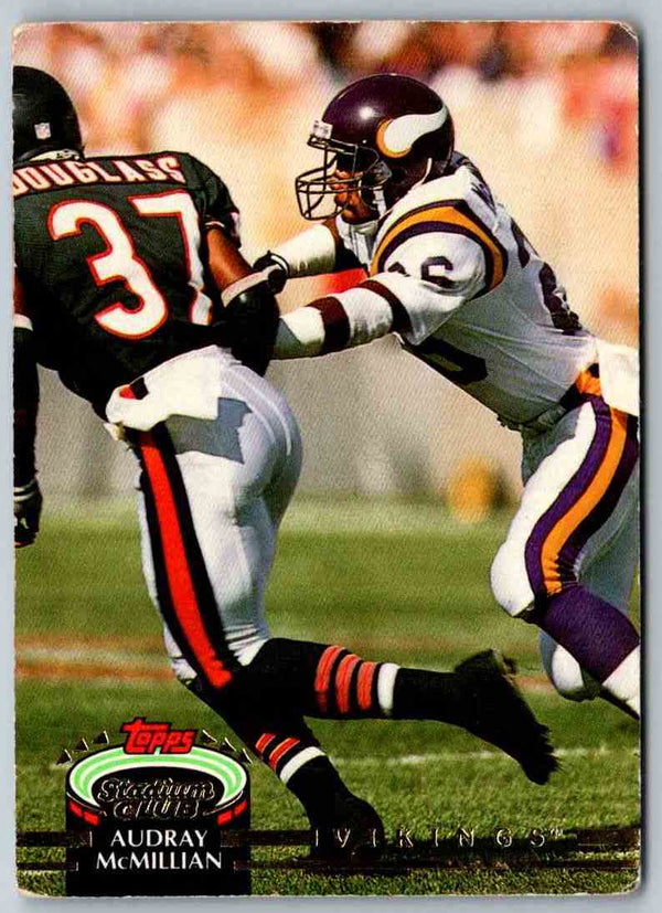 1992 Topps Stadium Club Football Audray McMillian #360