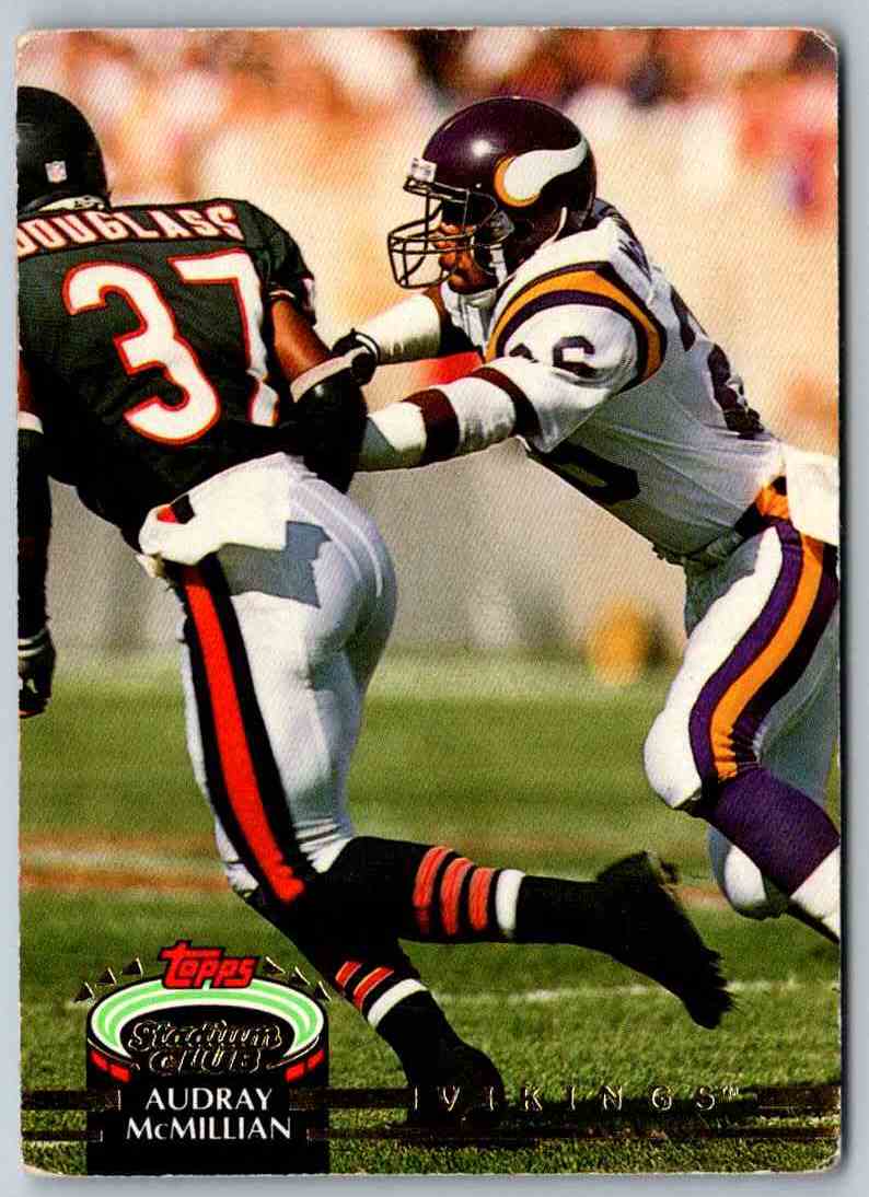 1992 Topps Stadium Club Football Audray McMillian