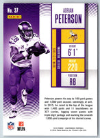 2017 Panini Prizm Adrian Peterson #61