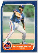 1986 Fleer Sid Fernandez
