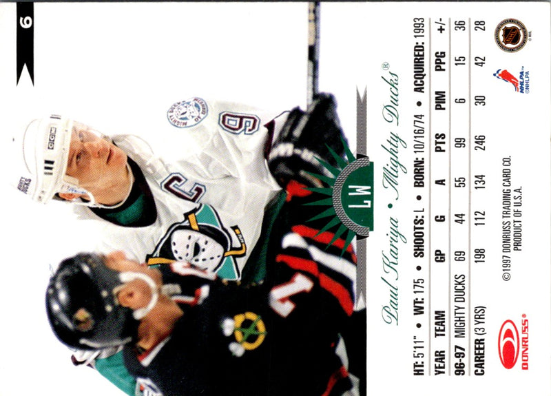 1997 Leaf Paul Kariya