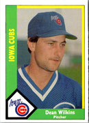 1990 CMC Iowa Cubs Dean Wilkins