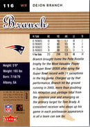 2004 Fleer Platinum Deion Branch
