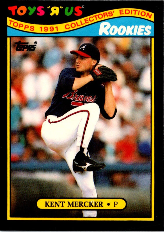 1991 Topps Toys'R'Us Rookies Kent Mercker #19