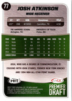 2017 SAGE HIT Josh Atkinson #77