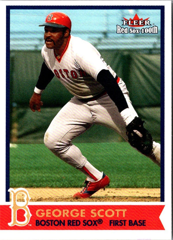 2001 Fleer Boston Red Sox 100th Anniversary George Scott #34