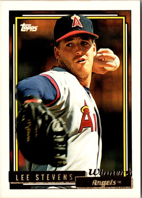 1992 Topps Gold Winners Lee Stevens #702