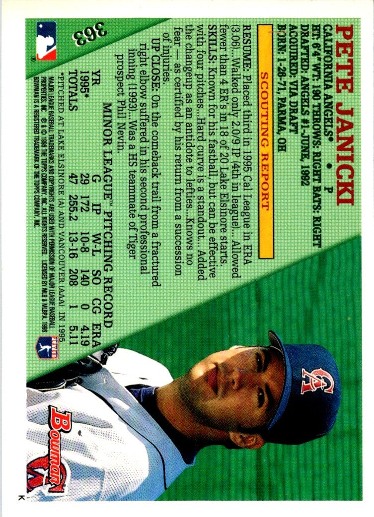 1996 Bowman Pete Janicki