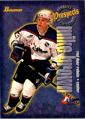 1997 Bowman CHL Mike Brown #126