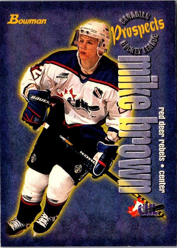 1997 Bowman CHL Mike Brown #126