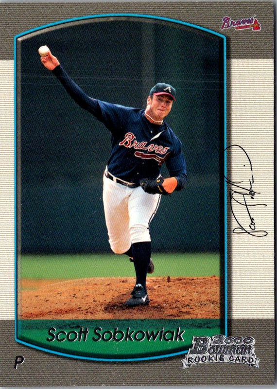 2000 Bowman Scott Sobkowiak #430 Rookie