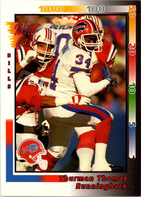 1992 Wild Card Thurman Thomas #202