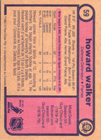 1982 O-Pee-Chee Howard Walker #59 Rookie