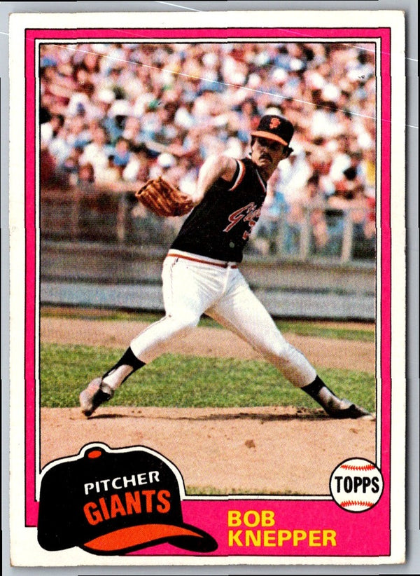 1981 Topps Bob Knepper #279