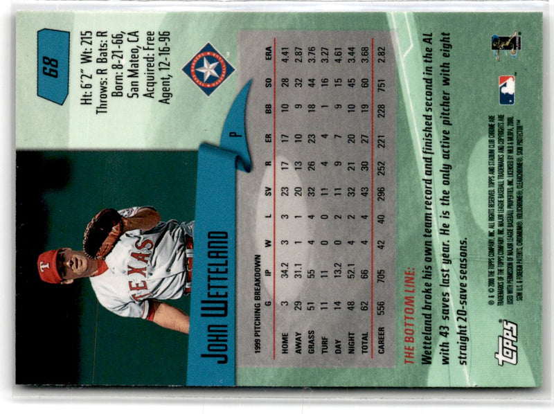 1997 Topps Gallery John Wetteland