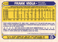 1987 O-Pee-Chee Frank Viola #310