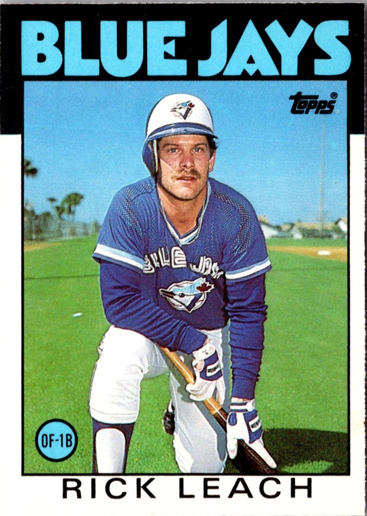 1986 Topps Traded Rick Leach