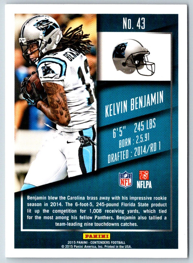 2015 Panini Contenders Kelvin Benjamin