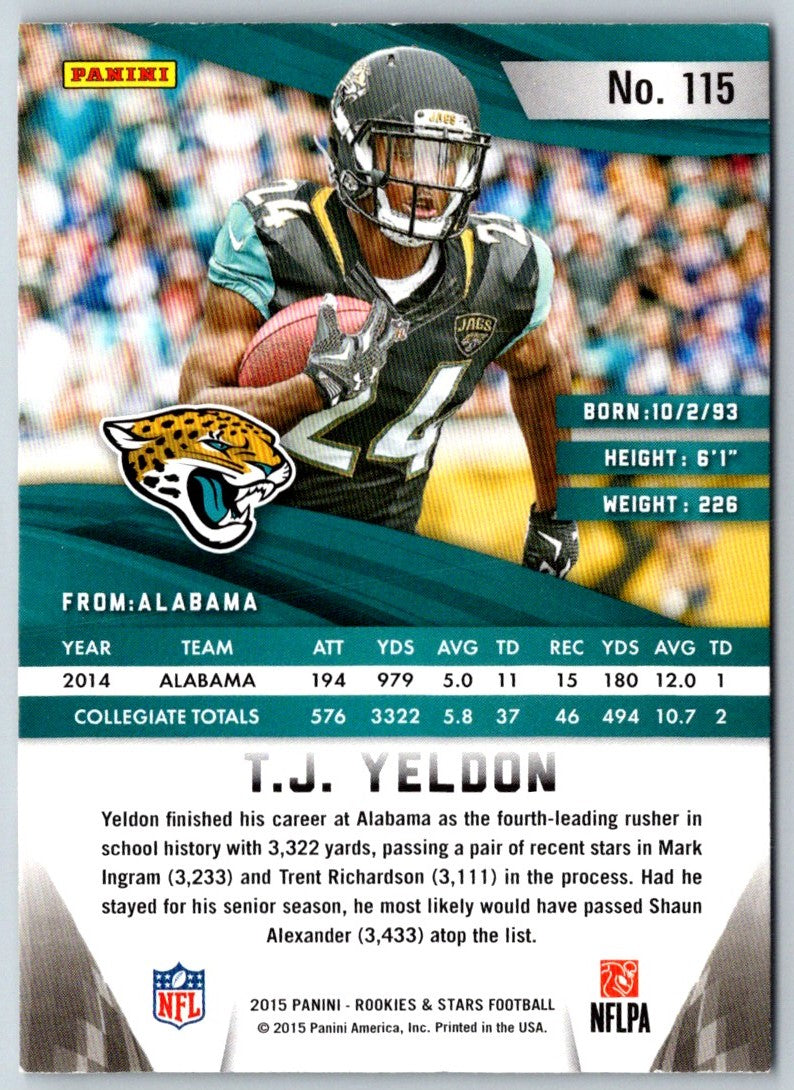 2015 Panini T.J. Yeldon #