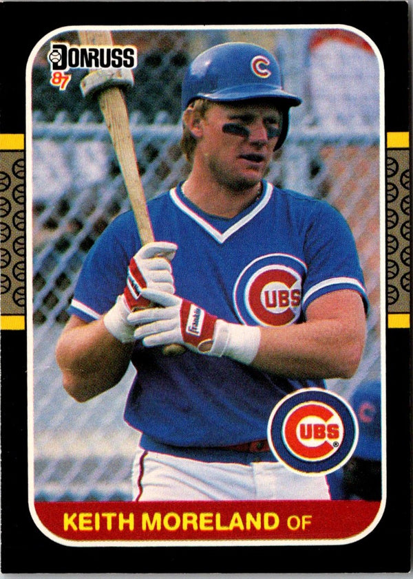 1987 Donruss Keith Moreland #169