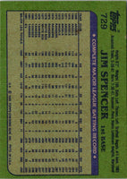 1982 Topps Jim Spencer #729