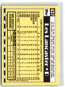1990 Topps Tiffany Les Lancaster