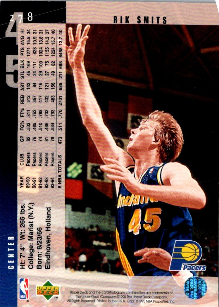 1994 Upper Deck Rik Smits