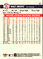 2001 Fleer Boston Red Sox 100th Anniversary Walt Dropo #31