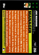 2007 Topps Joe Maddon