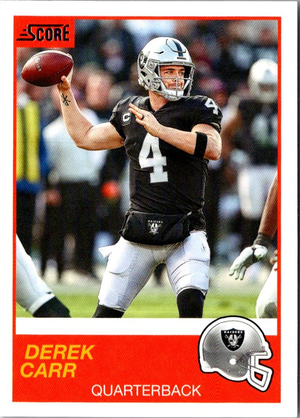 2019 Score Derek Carr #32