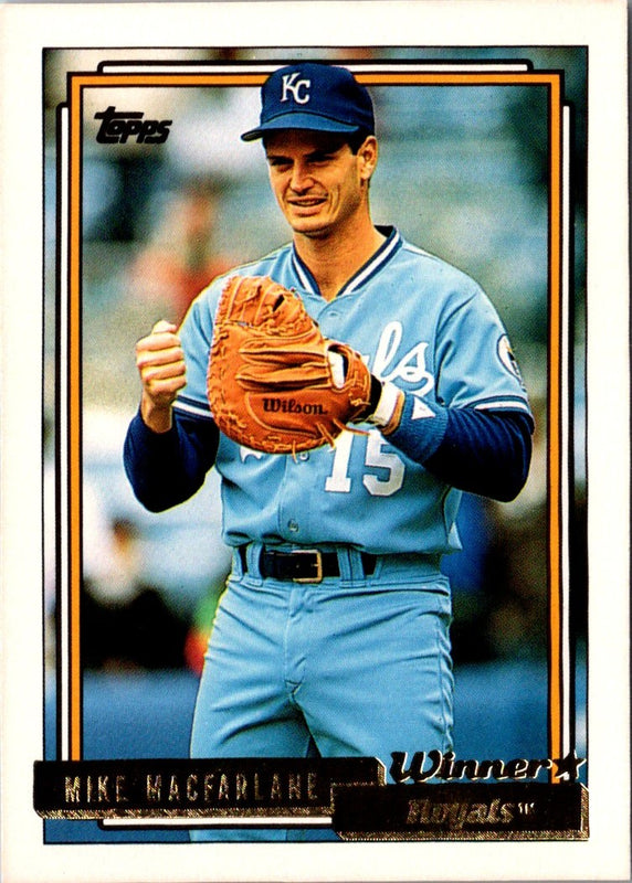 1992 Topps Mike Macfarlane #42