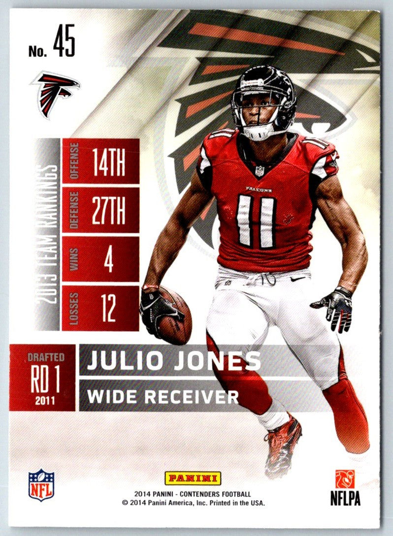 2014 Panini Contenders Julio Jones