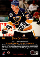 1991 Pro Set Platinum Dave Christian