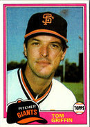 1981 Topps Tom Griffin