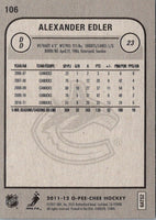 2011 O-Pee-Chee Alexander Edler #106