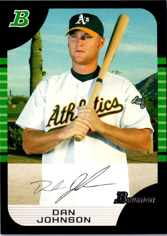 2005 Bowman Autographs Dan Johnson #143 Autograph