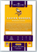 2017 Donruss Xavier Rhodes