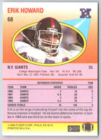 1990 Fleer Erik Howard #68