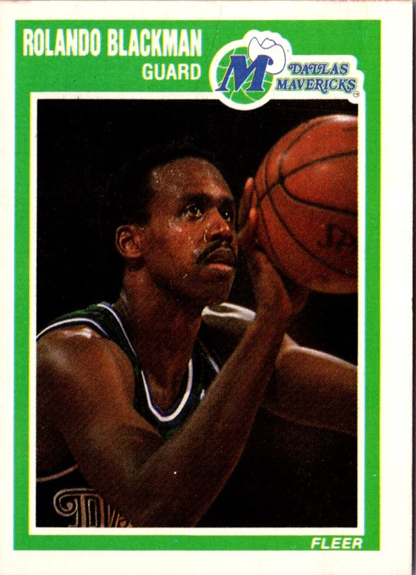 1989 Fleer Rolando Blackman #32