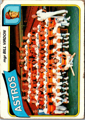 1980 Topps Houston Astros - Bill Virdon #82