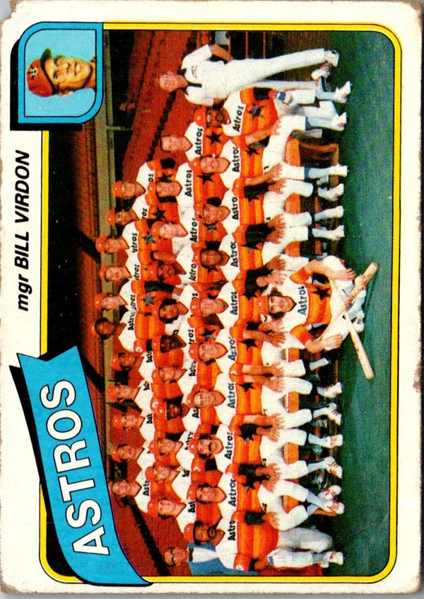 1980 Topps Houston Astros - Bill Virdon #82