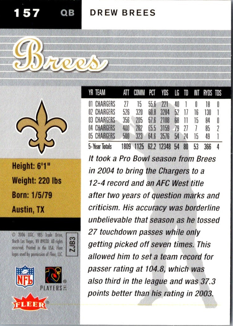 2006 Ultra Drew Brees