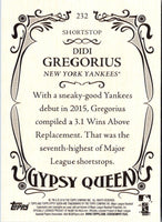2016 Topps Gypsy Queen Didi Gregorius #232