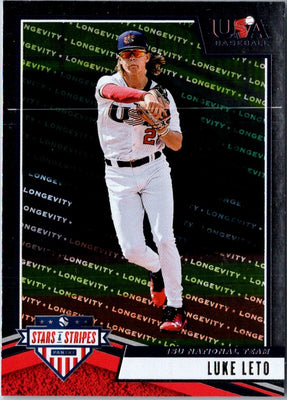 2019 Panini USA Stars & Stripes Base Longevity Luke Leto #64