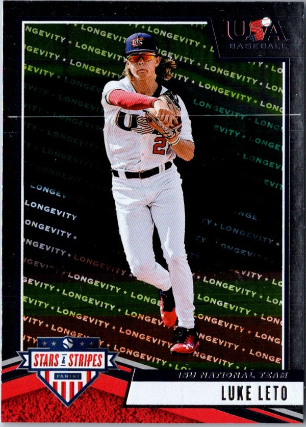 2019 Panini USA Stars & Stripes Base Longevity Luke Leto #64