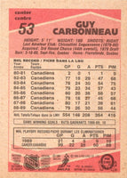 1989 O-Pee-Chee Guy Carbonneau #53
