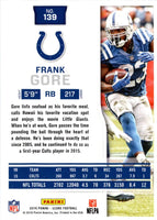 2016 Score Frank Gore #139