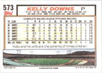 1992 Topps Kelly Downs #573